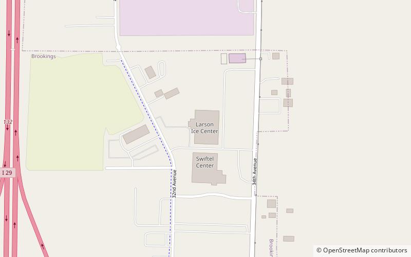 Larson Ice Center location map