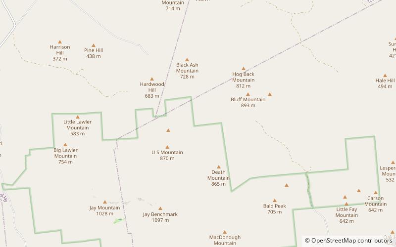 Queensbury Quaker Burying Ground location map