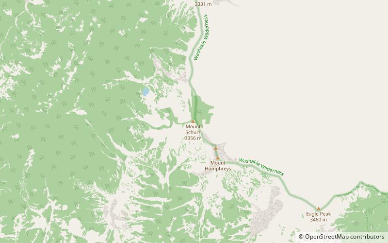 Mount Schurz location map