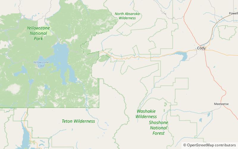 sheep mesa washakie wilderness location map
