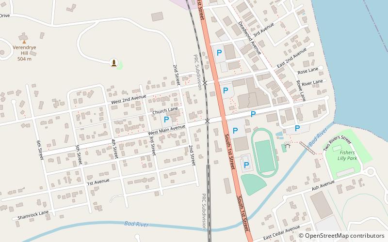 Fort Pierre Congregational Church location map