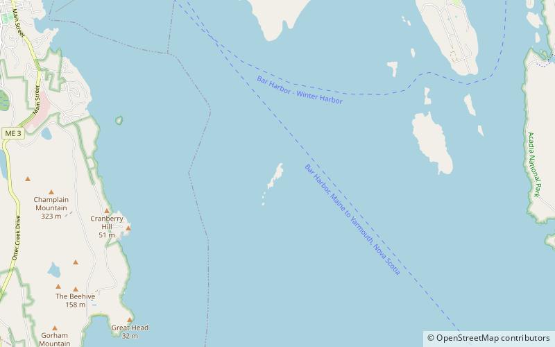 Egg Rock Light location map