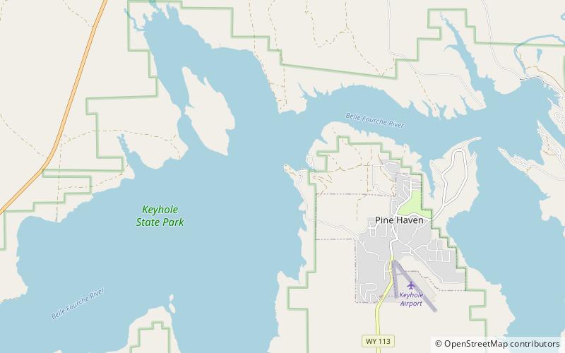 mckean site keyhole state park location map