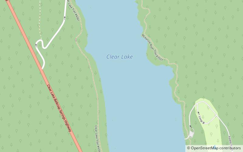 Lac Clear location map