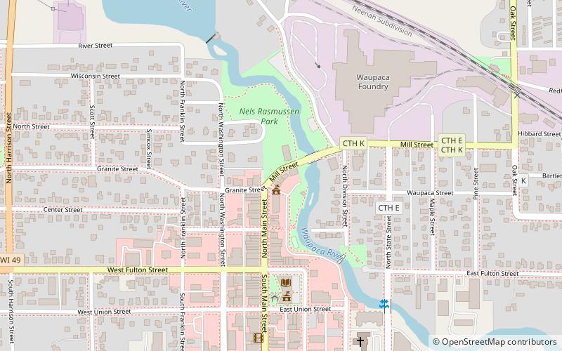 Danes Hall location map