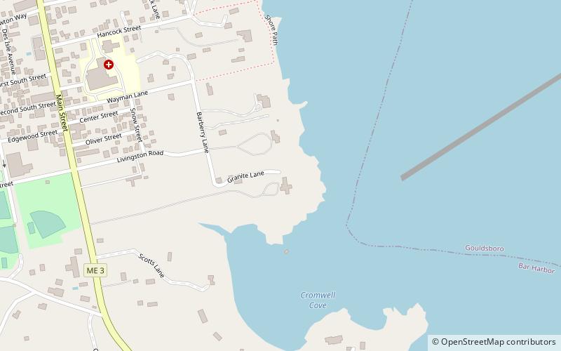 redwood bar harbor location map