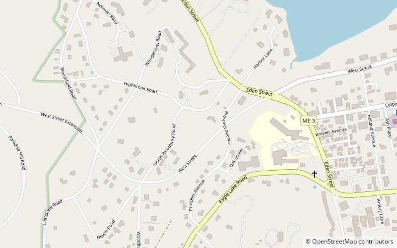 the farm house bar harbor location map