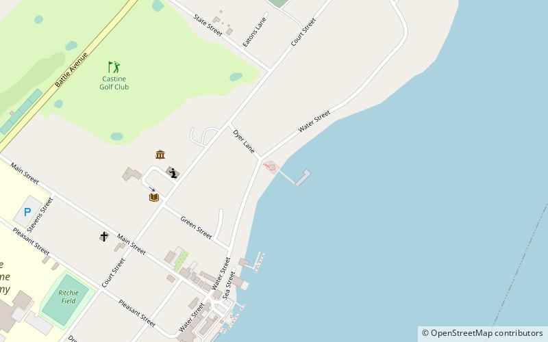 Castine Yacht Club location map