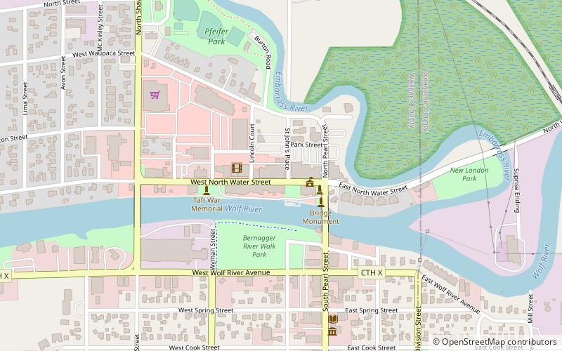 Water Street Vintage location map