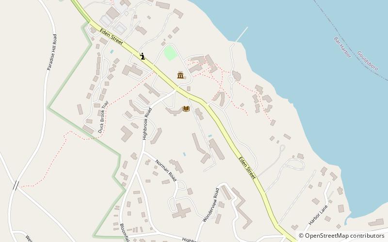 cleftstone bar harbor location map