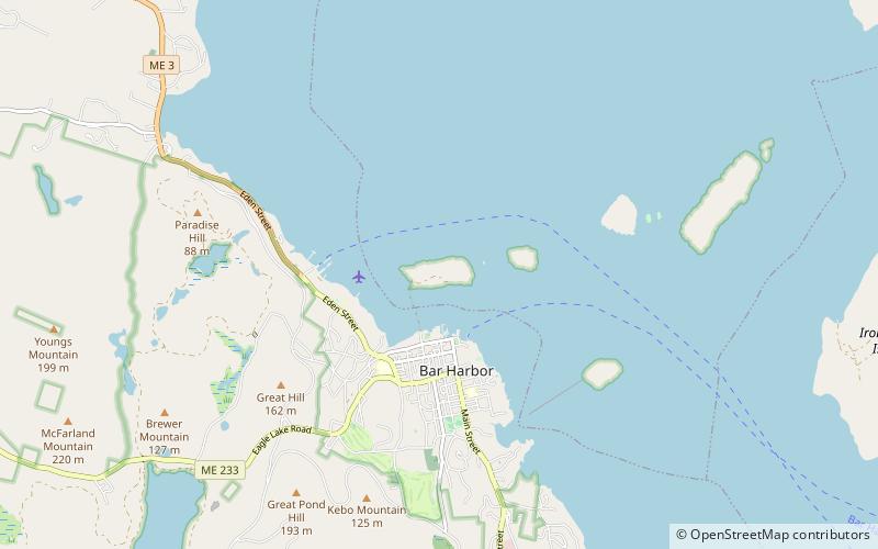 Bar Island location map