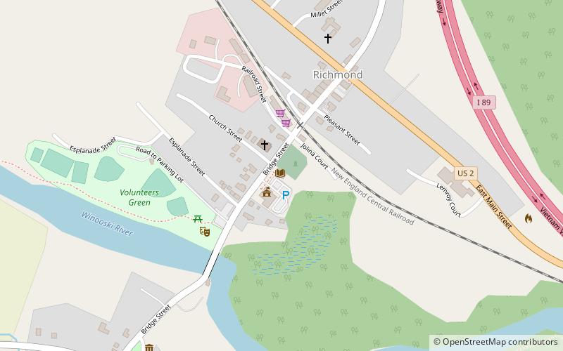 Richmond Free Library location map