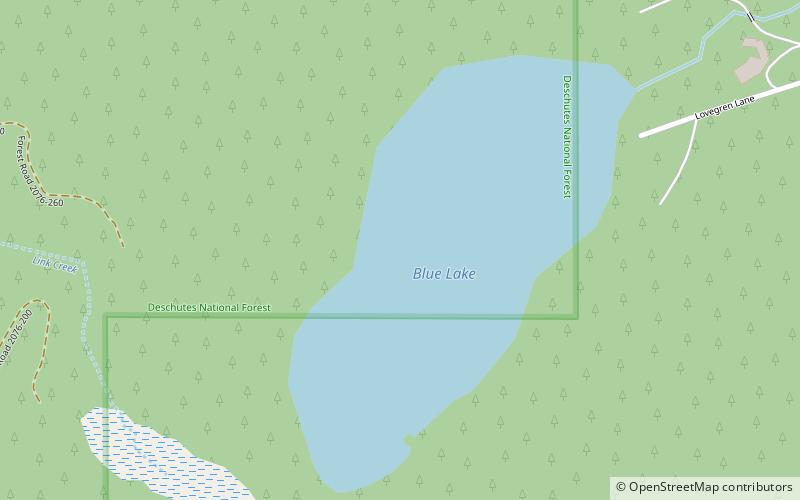 Blue Lake Crater location map