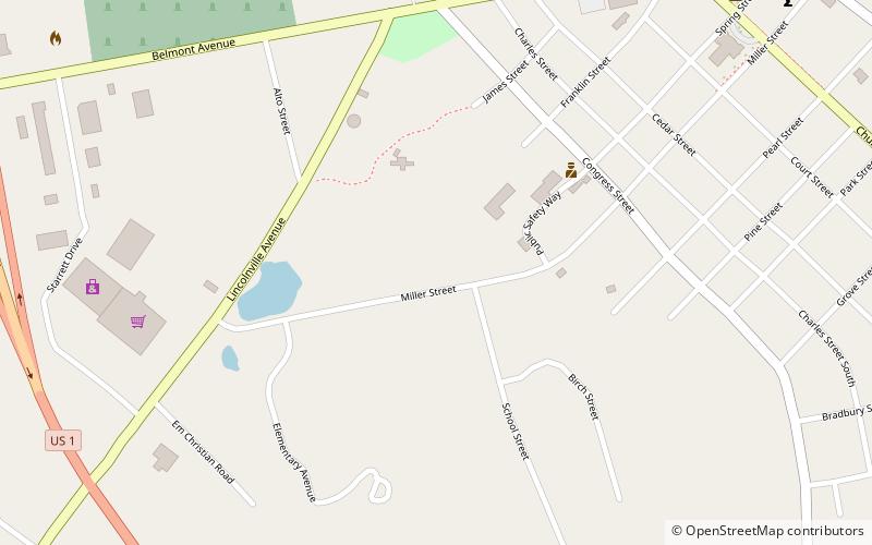 Primrose Hill Historic District location map
