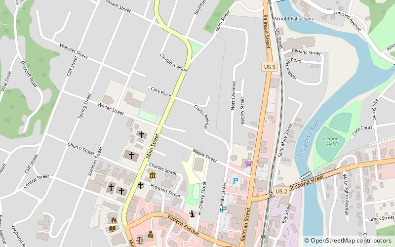 Maple Street–Clarks Avenue Historic District location map
