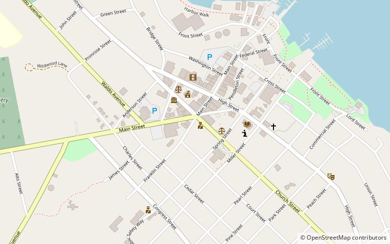 Hayford Block location map