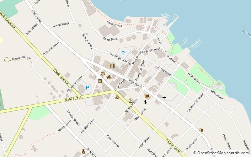 Masonic Temple location map