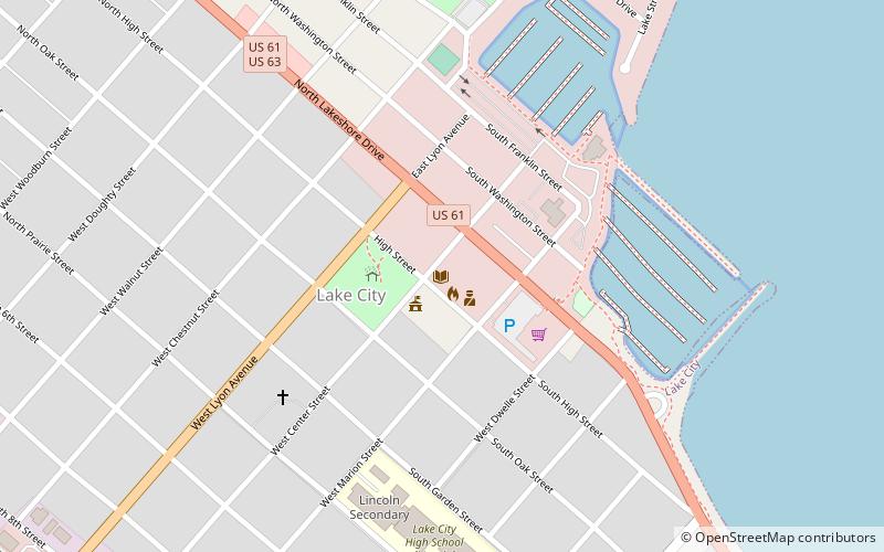 Lake City Public Library location map