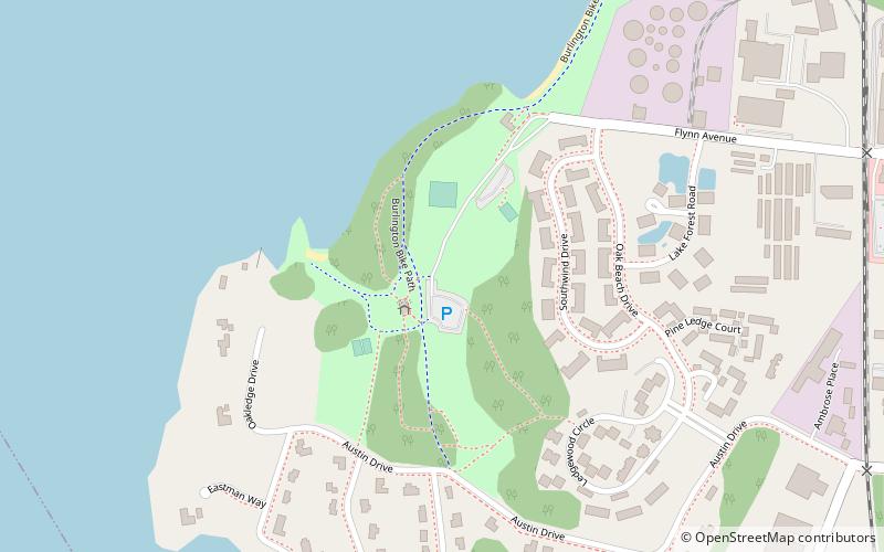 oakledge park burlington location map