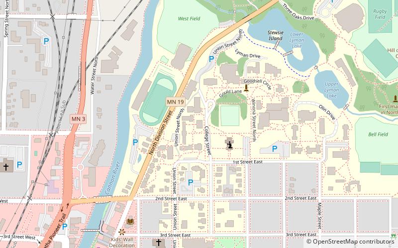 Willis Hall location map