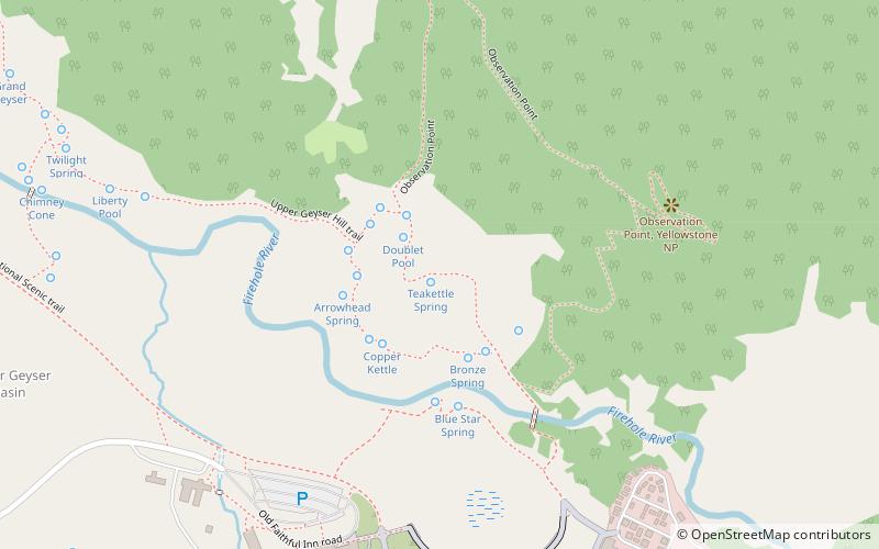 Pump Geyser location map