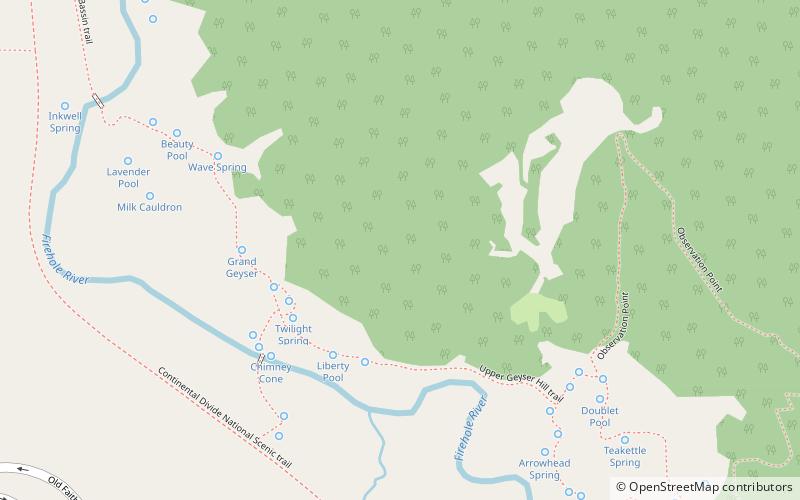 Turban Geyser location map
