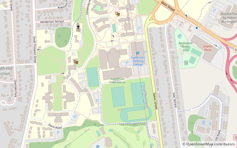 Gutterson Fieldhouse location map