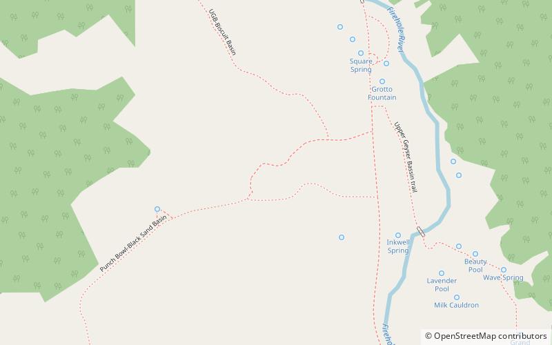 Splendid Geyser location map