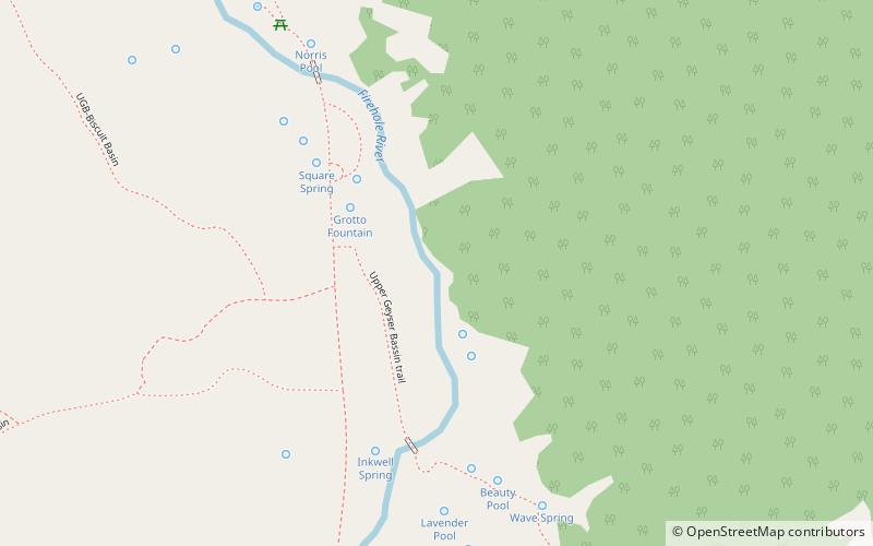 Bijou Geyser location map
