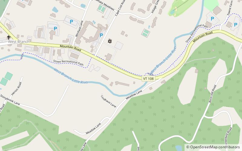 Stowe Golf Park location map