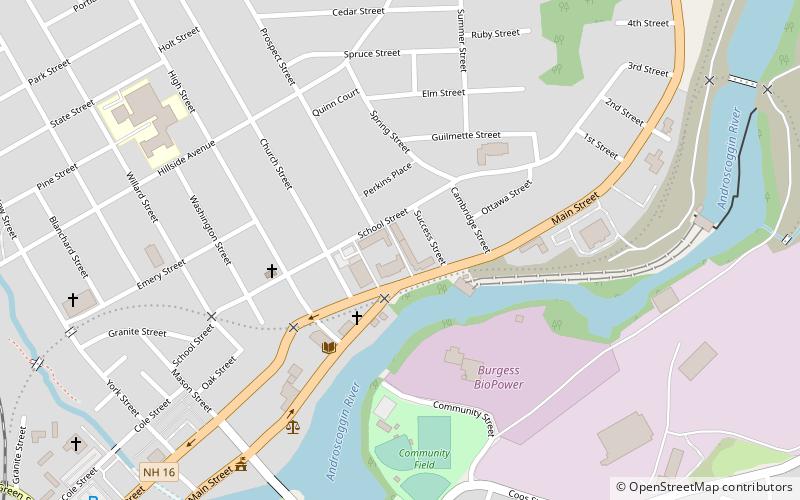Saint Anne Historic District location map