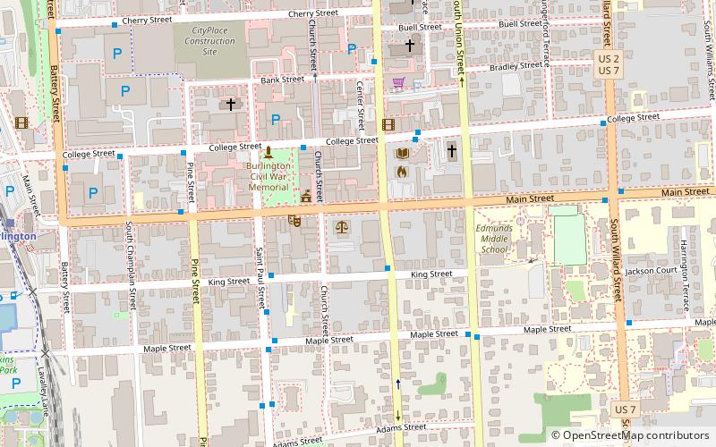 Courthouse Plaza location map