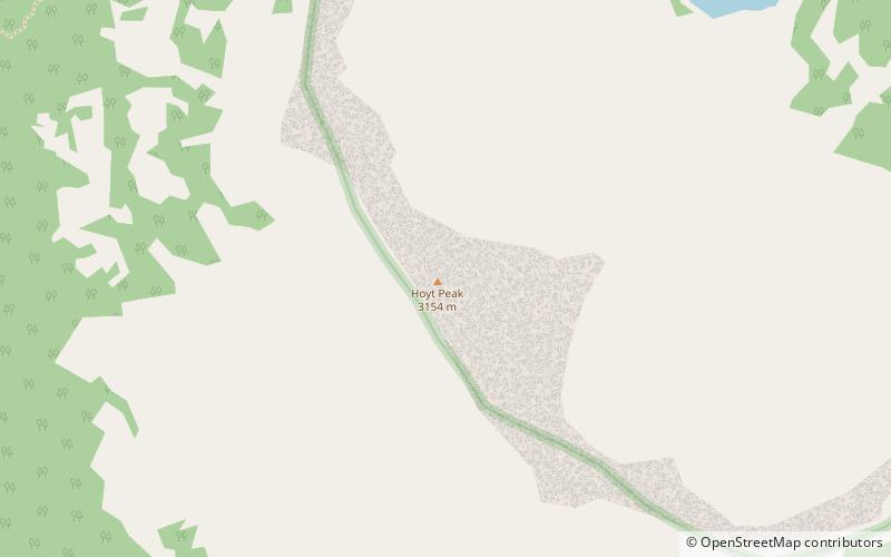 Hoyt Peak location map