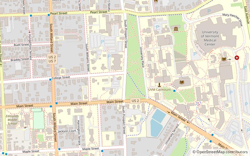 University Green Historic District location map