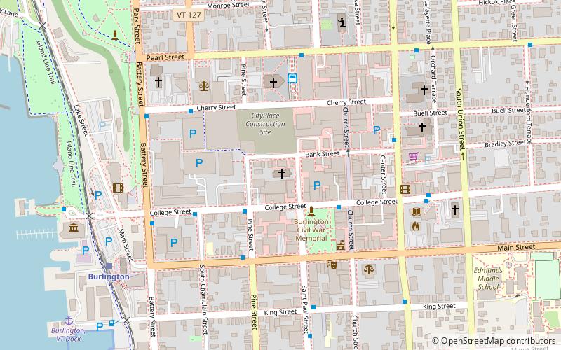 First Baptist Church location map