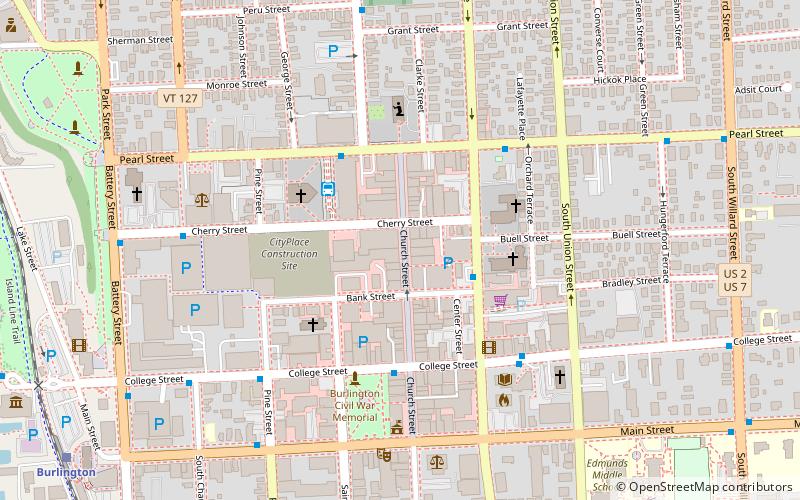 Montgomery Ward Building location map