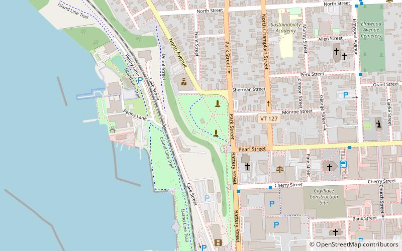 Battery Park location map