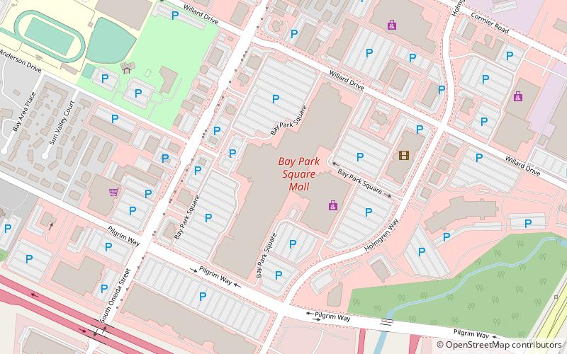 Bay Park Square location map