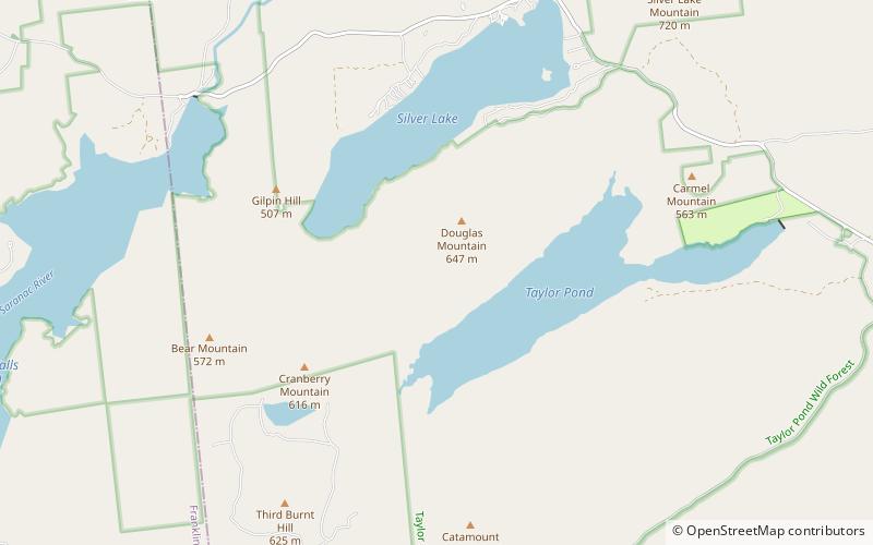 taylor pond location map