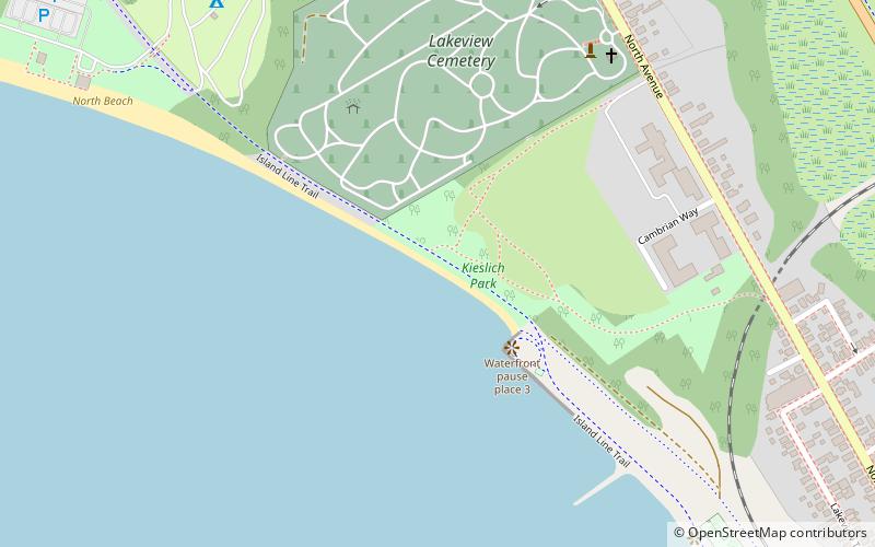 texaco beach burlington location map
