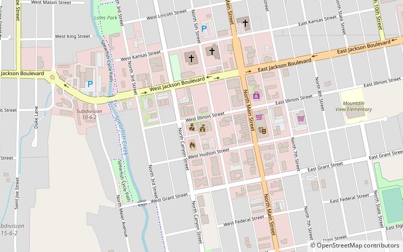 Grace Balloch Memorial Library location map