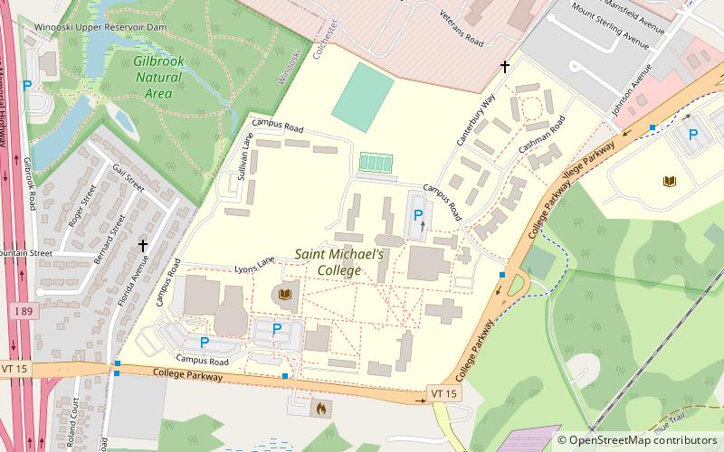 Saint Michael’s College location map