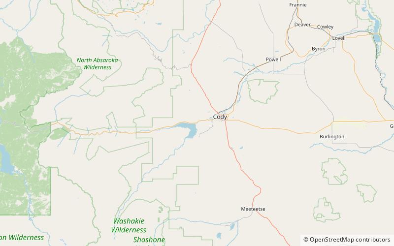 Buffalo Bill State Park location map