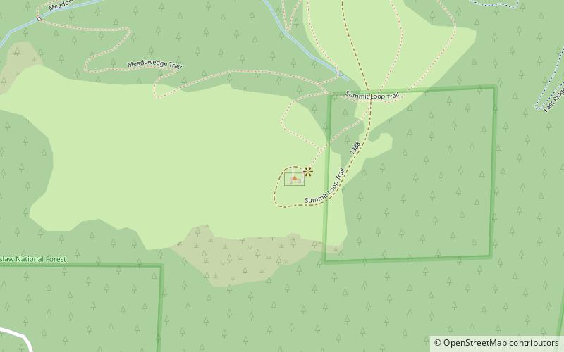 Marys Peak location map