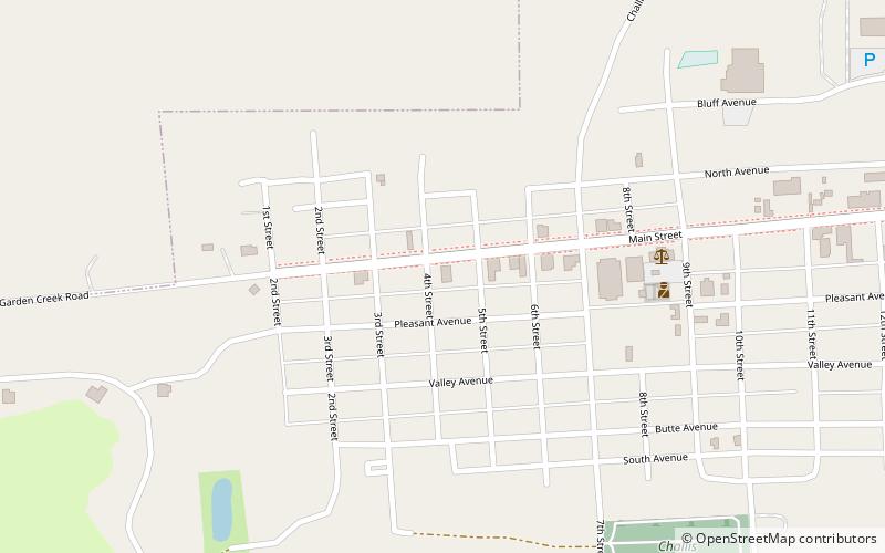 buxs place challis location map