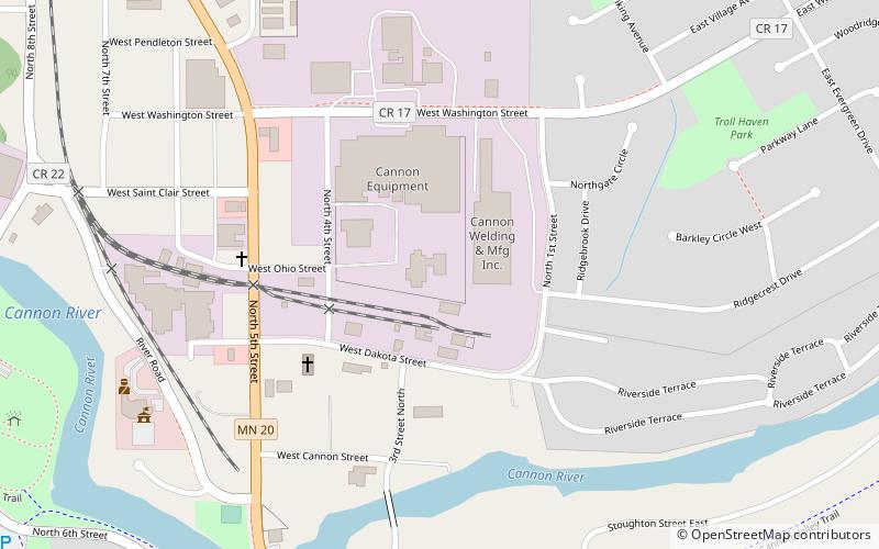 cannon falls public library location map
