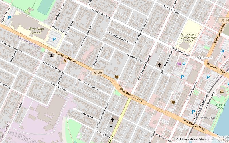 Joel S. Fisk House location map