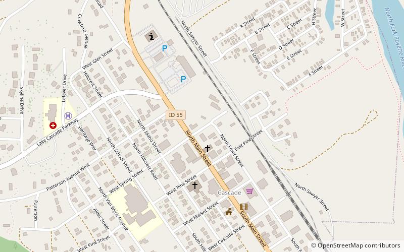 Tackle Tom's location map
