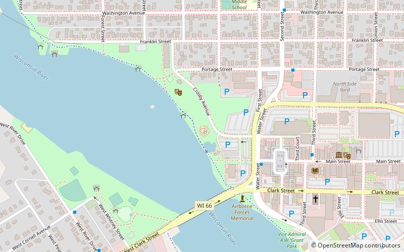 Riverfront Arts Center location map