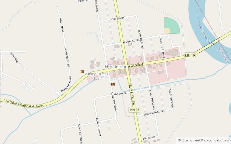 Henderson location map